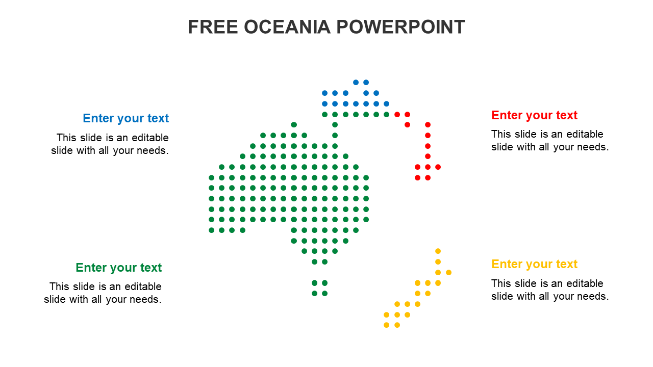 Pre - Eminent Oceania PowerPoint Templates - Four Nodes